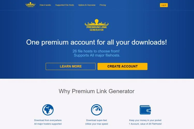 Preminum Link Generator