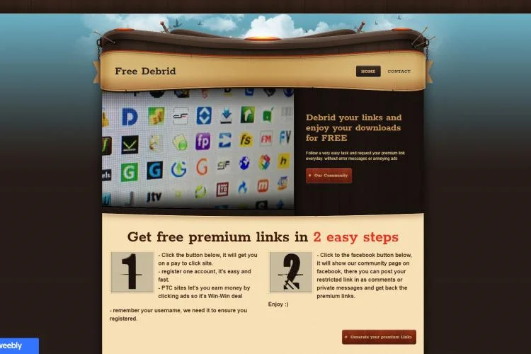 Premium Link Gen with Free Debrid