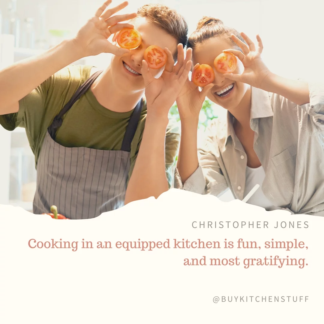 Cooking in an equipped kitchen is fun, simple, and most gratifying.