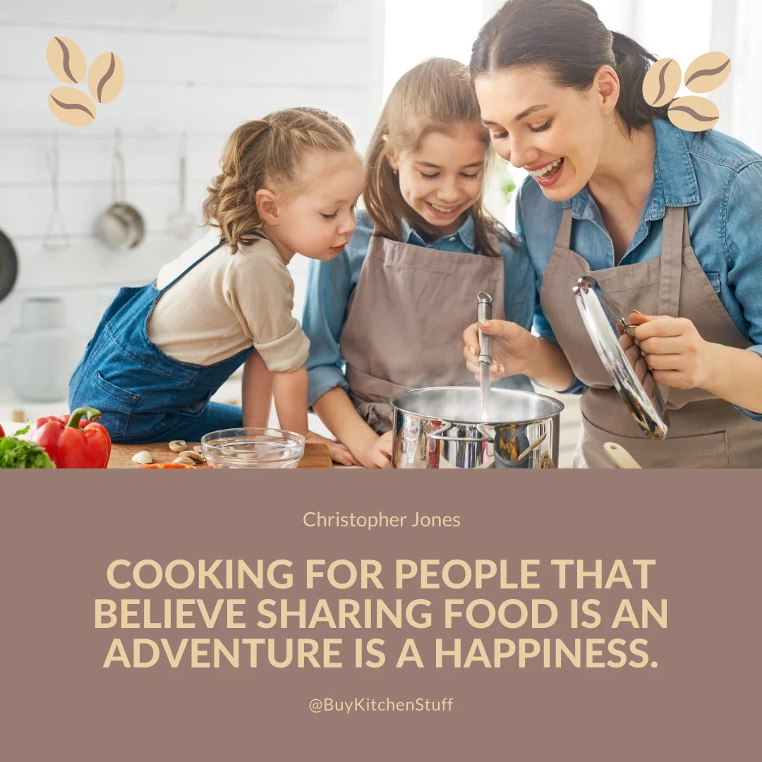 Cooking for people that believe sharing food is an adventure is a happiness.