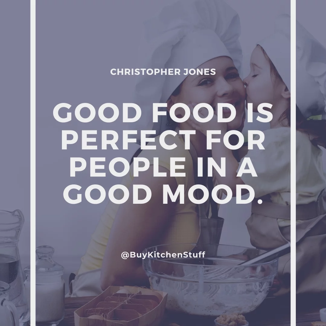 Good food is perfect for people in a good mood.