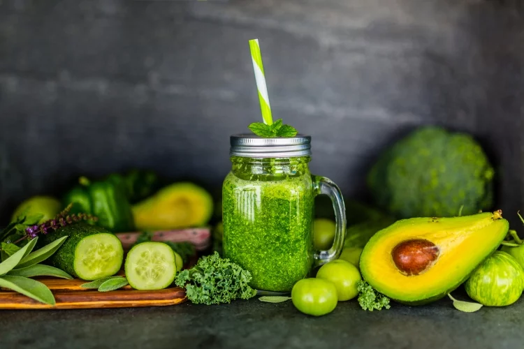 Ingredients for Green Smoothie Recipe for Weight Loss