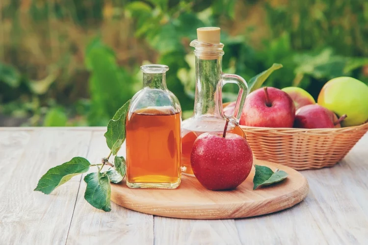 Ingredients for Apple Cider Vinegar Drink Recipe for Weight Loss