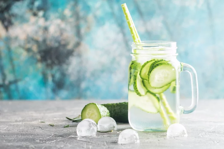 Cucumber, Mint, and Lemon Detox Water