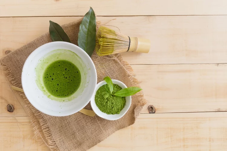 Ingredients for Healthy Matcha Recipe for Weight Loss