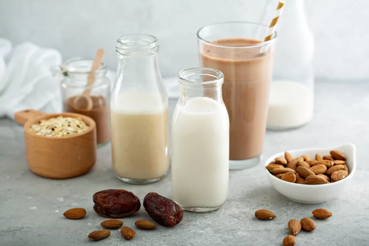 Almond milk, another great option for baking, has a slightly nutty flavor
