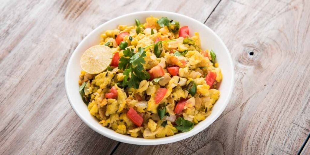 Egg & Crab Meat Bhurji