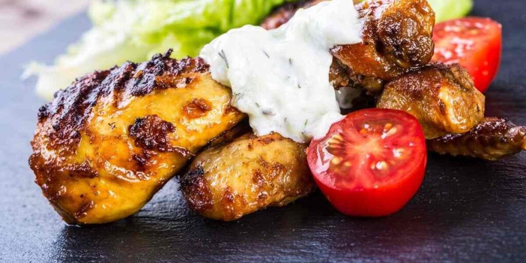 Grilled Chicken Legs With Yogurt